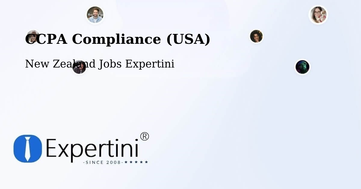 CCPA Compliance (USA) - New Zealand Jobs Expertini