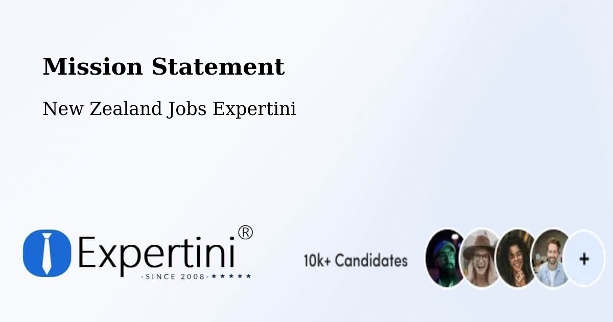 Mission Statement - New Zealand Jobs Expertini